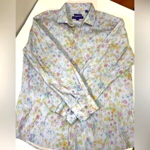 Kolte Womans Stretch Button Front Shirt Size L